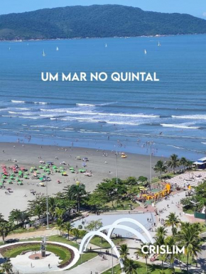 Apartamento Pé na Areia melhor Vista Mar de Santos